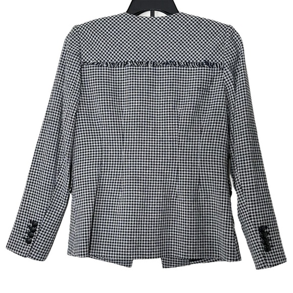 Veronica Beard Callum Dickey Blazer and Gemini Pant Check Gingham Set Size 8 - Picture 10 of 16